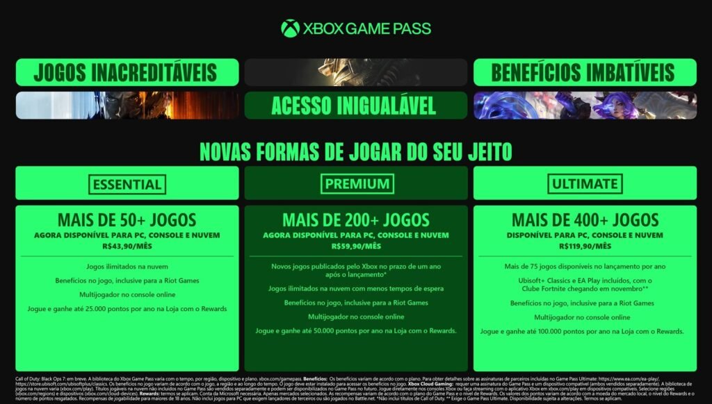 Xbox game pass